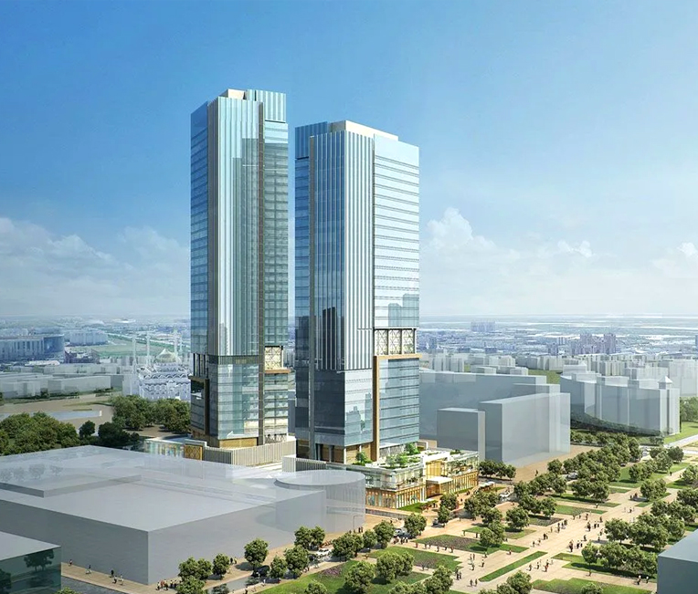 Dự án kết cấu thép Khu B thành phố Yintai hồ Qiandao (Cửa hàng Tân Thành)